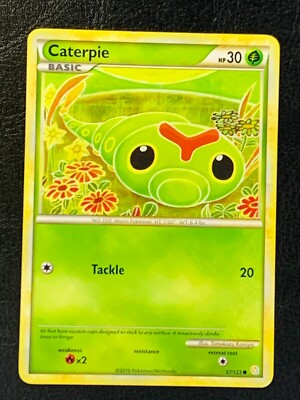 Caterpie 57/123 Non Holo Pokemon HeartGold SoulSilver 
