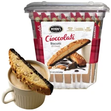 Nonni's Cioccolati Biscotti, Individually Wrapped for Freshness - 25 ct.