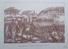 Die Erst&uuml;rmung des Gloggnitzer Bahnhofes bei Wien 1848 FRANZ WERNER Faksimile