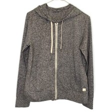 Vuori Women  s Heather Gray Halo Performance Jacket In Daydream Knight Size M/L
