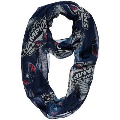 Washington Capitals Women's Navy 2018 Stanley Cup Champions Logo Infinity  Scarf