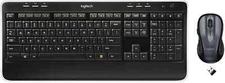 Logitech MK530 Advanced Wireless Keyboard and Optical Mouse, Black