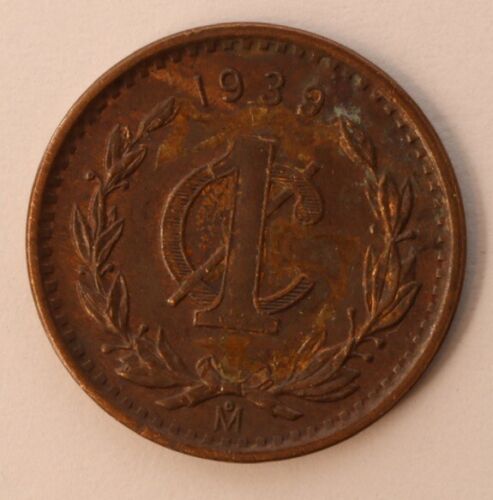 1939 Mexico 1 Centavo 20mm KM# 415 - Picture 2 of 2