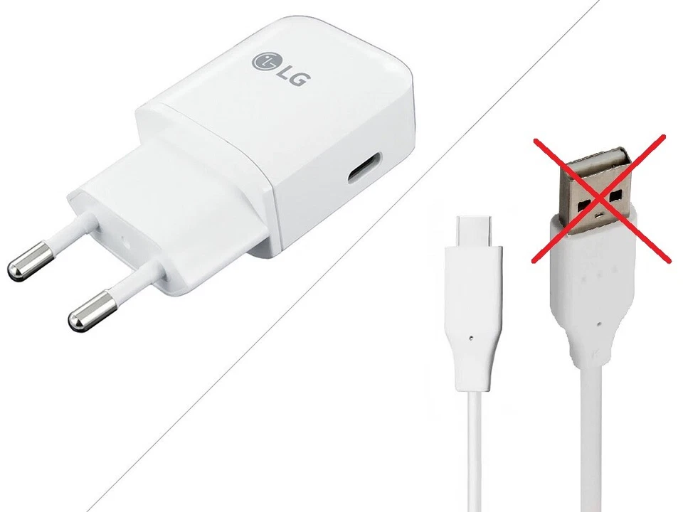 Prise de Courant Alimentation Chargeur Secteur 3A Original LG connexion USB-C - Photo 1/1