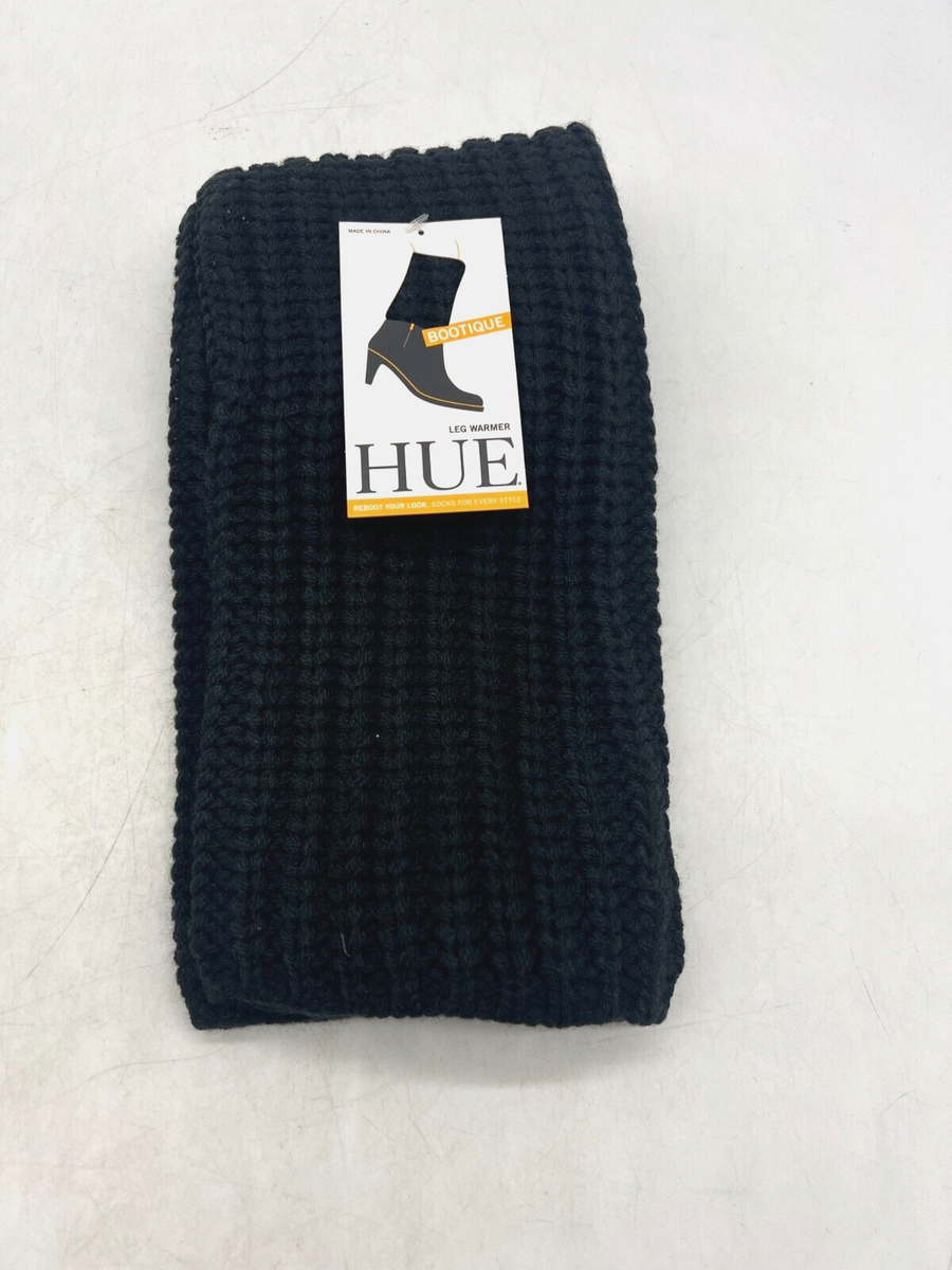 HUE Black Slouchy Legwarmer U17176 One Size One Pair