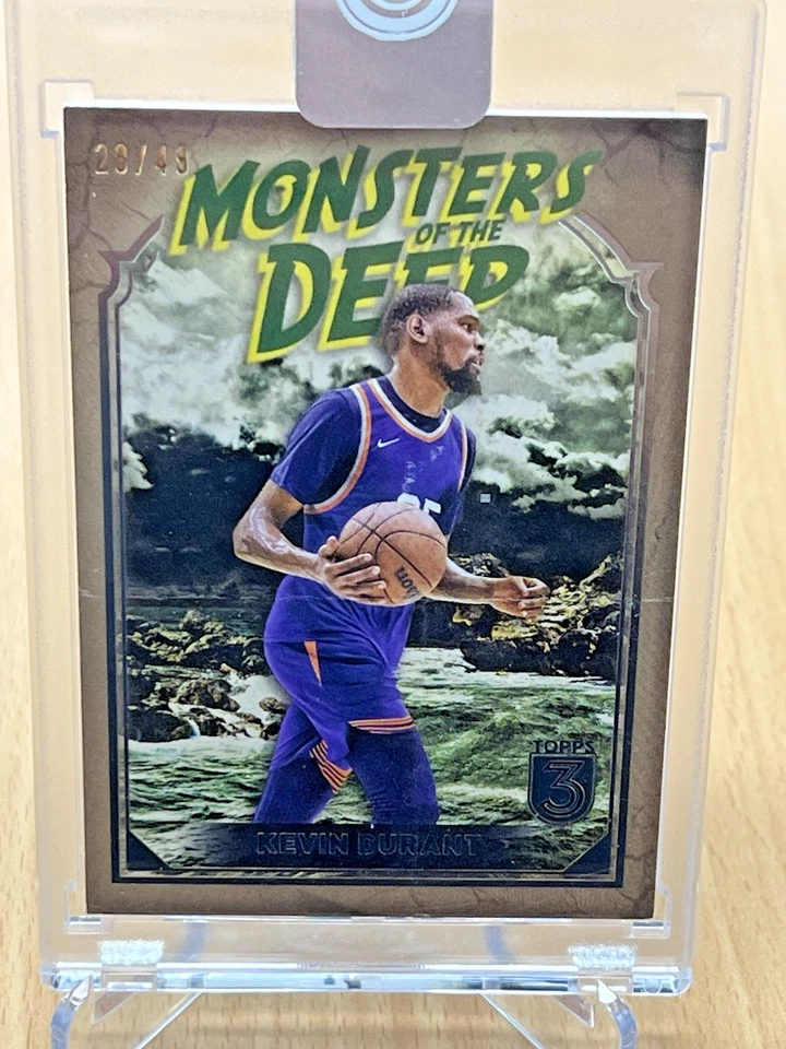 2024 Topps 3 Monsters Of The Deep  #MD-13 - Kevin Durant -  28/49 Pheonix Suns - image 2 of 4