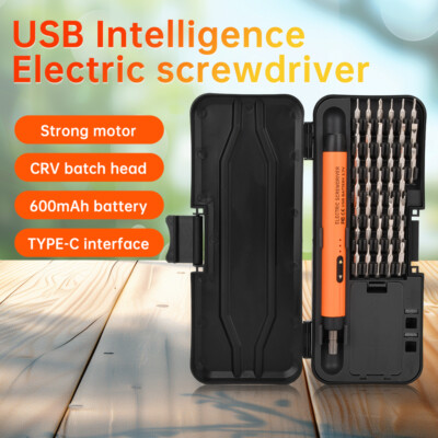 46in1 Mini Precision Electric Screwdriver Set Rechargeable Cordless Screwdriver
