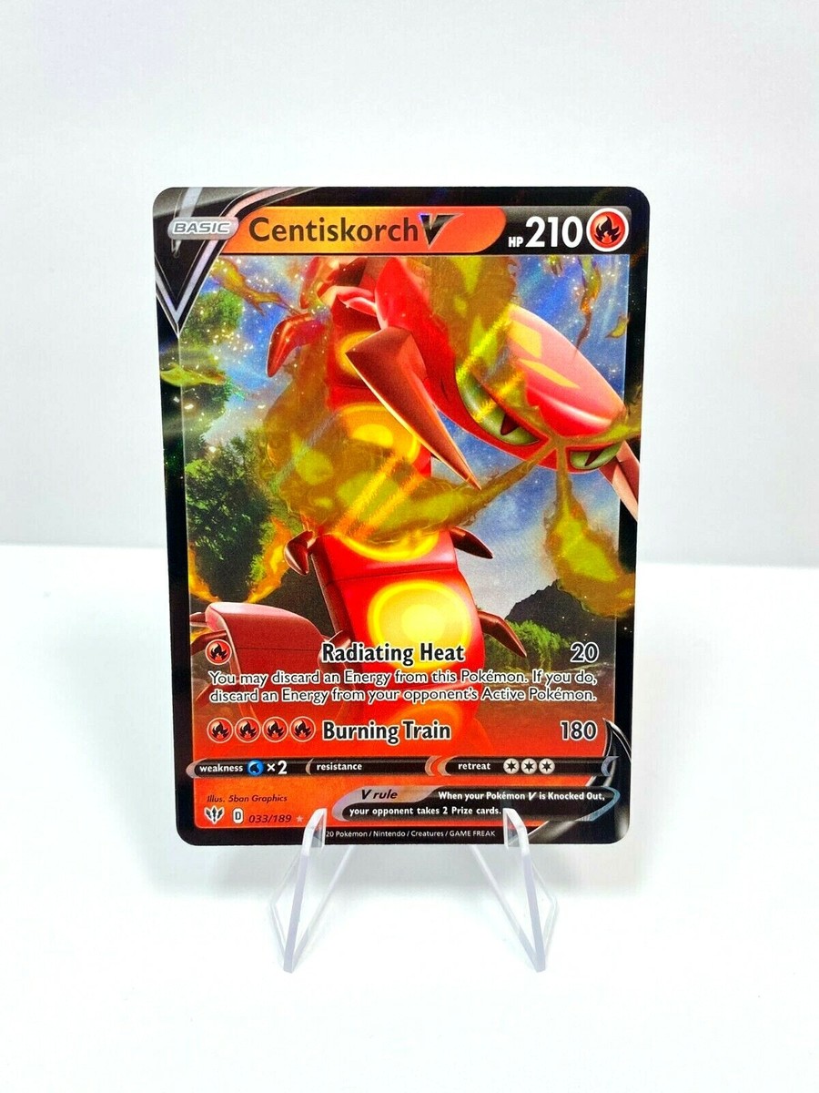 Centiskorch V 033/189 - Darkness Ablaze Ultra Rare Full Art