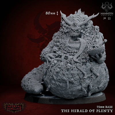 The Herald Of Plenty Infernal Conclave Mammoth Factory D&D Miniatur 3D gedruckt