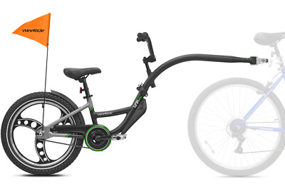 Remorque à vélo WEERIDE COPILOT - Vert - Jusqu'à 45 kg - Trailerbike