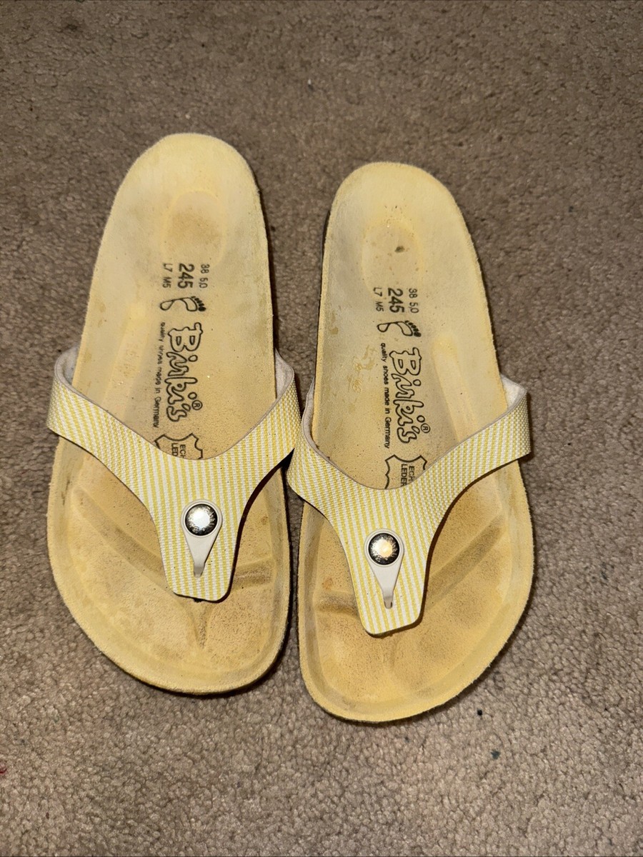 【BIRKENSTOCK】MONTANA イエロー×パープル 24.0cmナロー BIRKENSTOCK】MONTANA イエロー×パープル 24.0cmナロー 靴