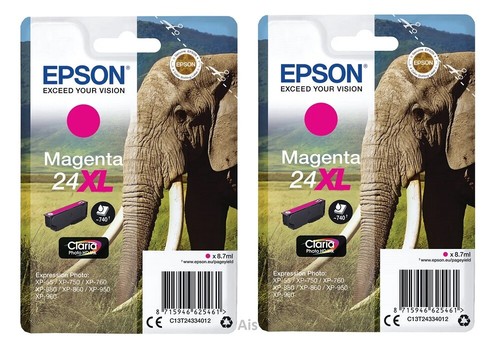 Genuine Epson 24XL Ink Cartridge, T2431 T2432 T2433 T2434 T2435 T2436, T2438 LOT - Picture 7 of 15