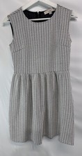 Ann Taylor Loft  Textured A Line Dress Dense Cotton Blend Bring UR BOOTS 4