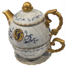 Disney Parks 2024 Grand Floridian Resort Hotel Teapot Set - NEW