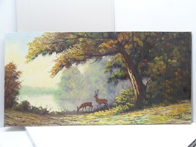 Tableau à L'Huile Forêt en Automne | Peinture Nature