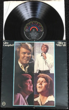 Glen Campbell - More Words (Hey Little One etc Vinyl LP Open Out Sleeve 1975 VG+