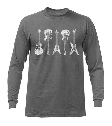 Music Band Guitar Instrument Long Sleeve - Picture 5 of 13