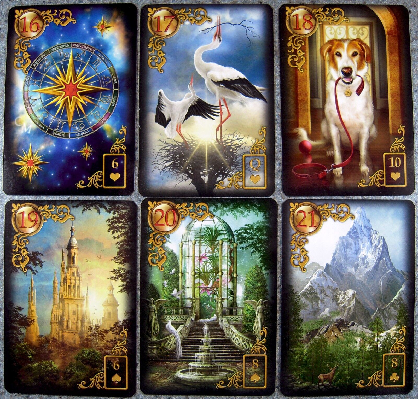 Baralho Cigano Lenormand Gilded Reverie - Loja de 