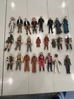Vintage 1977-1984 Star Wars Lot of 48 Action Figures-Chewbacca, Jawa, Leia READ