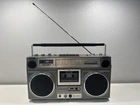 VINTAGE Hitachi TRK-8020H AM/FM Cassette Stereo Boombox 4 Speaker *NEEDS LOVE