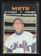 1971 Topps #183 Gil Hodges - VG/EX Set Break!