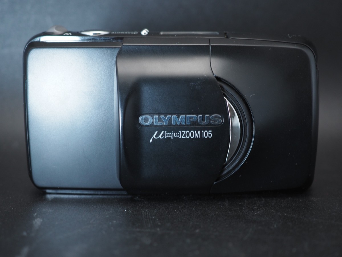 OLYMPUS μ mju ZOOM 105 Black 35mm Film Camera From JAPAN #J374 | eBay