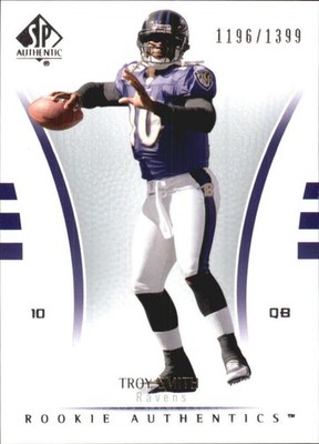 B0364- 2007 SP Authentic #160 Troy Smith RC /1399 *MUSTER BILD