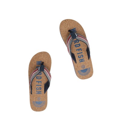 Weird Fish - Herren Flipflops ''Englewood'', Kork (WF448)