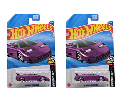 2025 Hot Wheels '94 Bugatti EB110 SS #221 Purple - Set of 2 | eBay