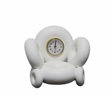 Sofa Ornament mit Uhr Geometrische Skulptur Skulptur f&uuml;r Wohnzimmer, Schlafzimmer