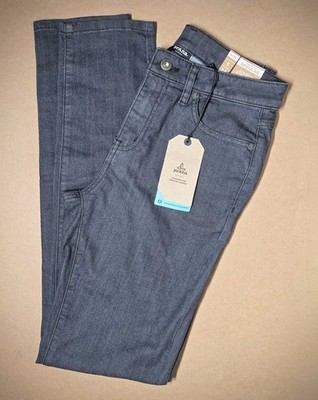 NEW Women's Size 6 prAna Kayla High Rise Jean Gray Denim - Reg 32 Inseam 28''W