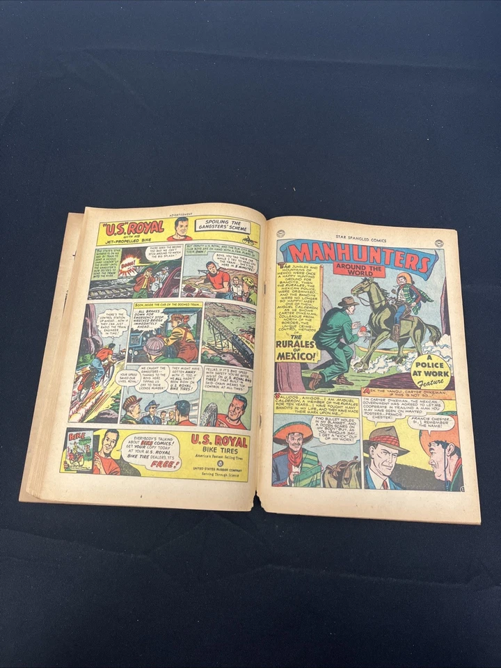 1949 Star Spangled Comics #98 GOOD- 1.8 THANKSGIVING SPECIAL - Image 3 of 4
