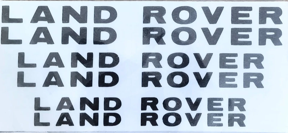 6 calcomanías adhesivas para pinzas de freno Brembo Land Rover (diferente estilo) Foto 4 de 4