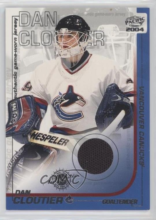 2003-04 Pacific Authentic Game-Worn Jerseys Dan Cloutier #39 1o3
