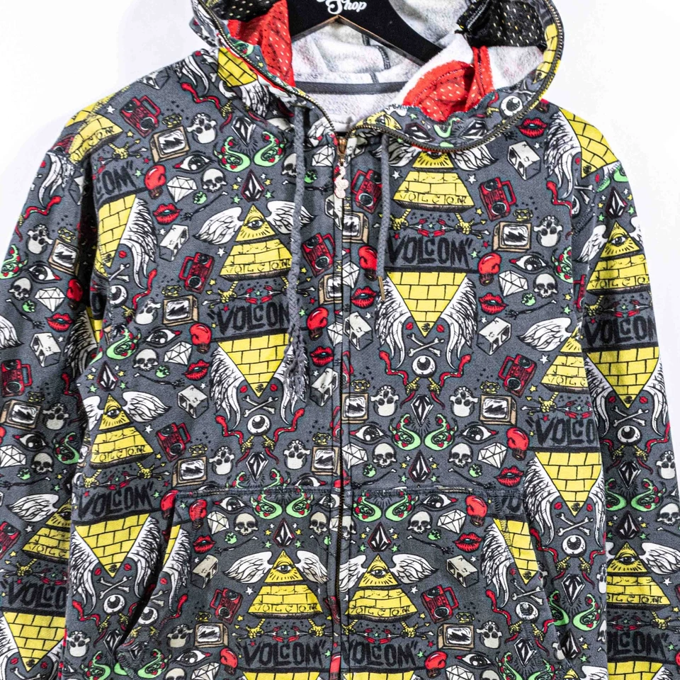 Ryan Sheckler Volcom Full Zip Hoodie Jesse Pinkman Breaking Bad Sweatshirt Small - Image 4 of 4