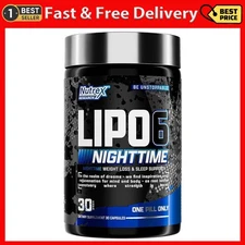 Nut rex Lipo 6 Nighttime Fat Burner | Melatonin Sleep Aid & Weight Loss Diet Pil