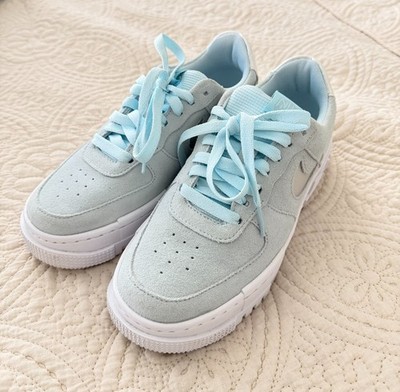 Nike Air Force 1 Pixel Glacier Blue Suede