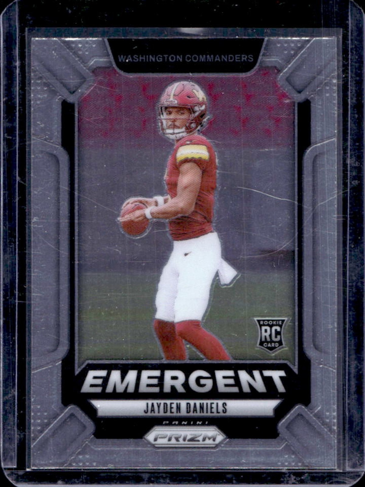 2024 Prizm Jayden Daniels Emergent RC Rookie #2 Commanders