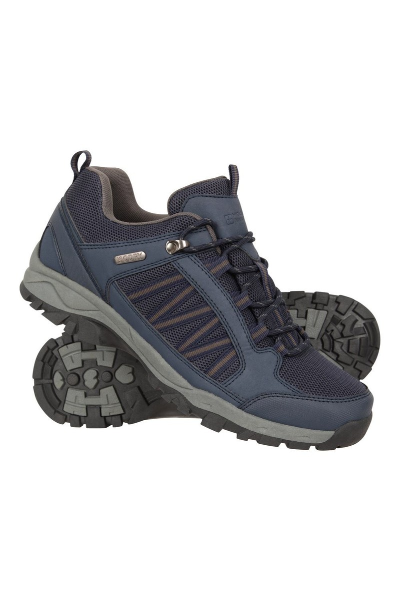 Mountain Warehouse Path Men's Walking Shoes Breathable Waterproof Gym  Trainers