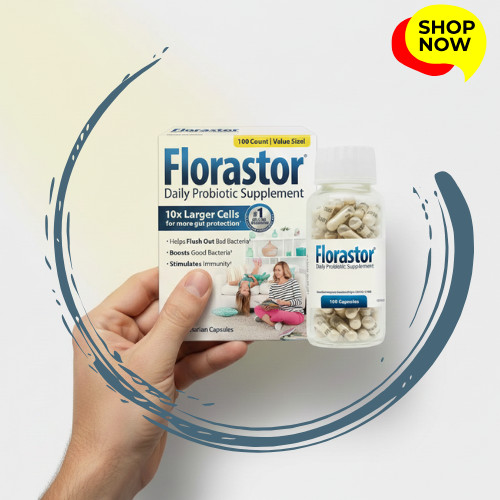 Florastor 250 mg Daily Probiotic Supplement - 100 Vegetarian Capsules
