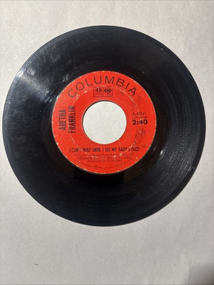 #ad Northern Soul 45 Aretha Franklin quot;I Can#x27;t Wait..quot; quot;One Step..quot; Columbia $39.50