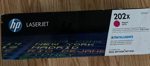 HP 202X High Yield Magenta Original LaserJet Toner Cartridge, ~2,500 pages NEW