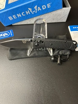 Benchmade 533 Mini Bugout Folding Knife - Black Grivory Handle S30V Drop Point