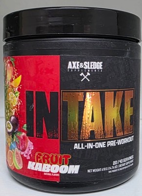 Axe & Sledge Intake Pre-Workout 20/40 Serving Pick Flavors