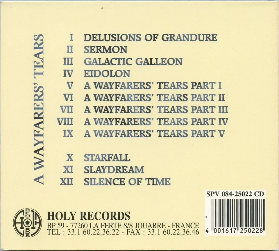 Godsend – A Wayfarers' Tears / CD Digipak / top Zustand - Bild 2 von 3