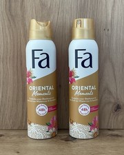 (66,63€/L) Fa Deodorant Oriental Moments Wüstenrose & Sandelholz Set 2x150ml