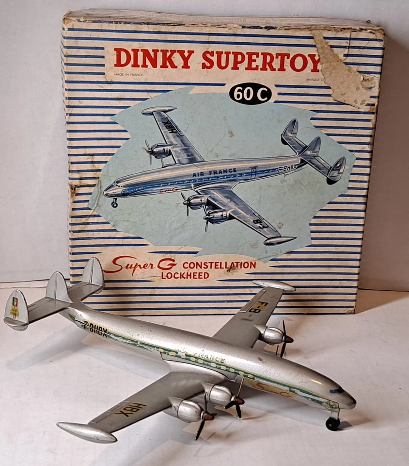 2415. DINKY SUPERTOYS FRANCE 60C LOCKHEED SUPER G CONSTELLATION  MB - Immagine 2 di 4
