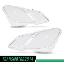 Fit For 2010-2013 Benz W207 E-Class C207 Coupe Headlight Lens Covers Left+Right