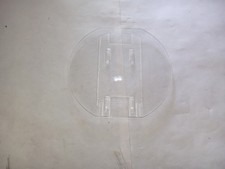 Wii Stand Clear Base USED, WII, 2006, Nintendo, Clear, OEM 