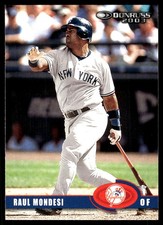 Raul Mondesi 2003 Donruss #166 Yankees MLB READ FREE SHIPPING AutographDen
